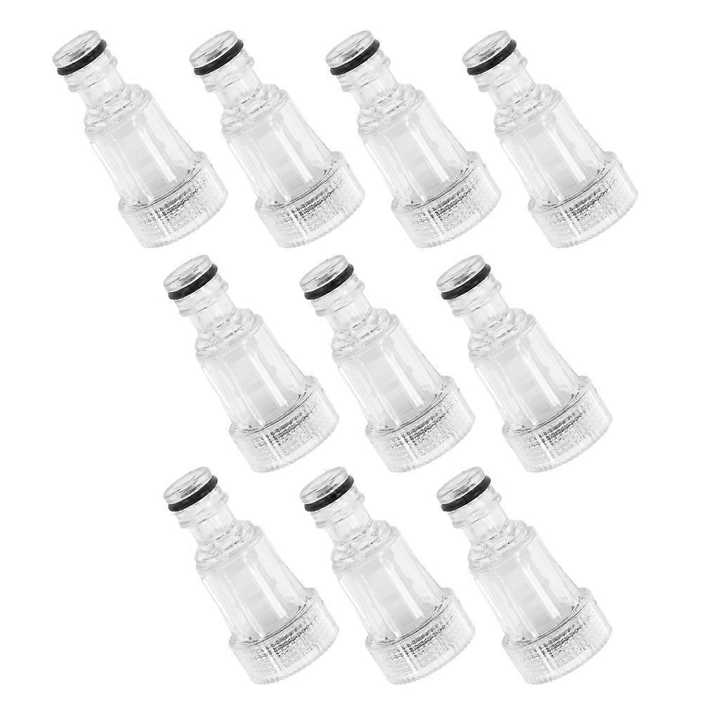 Transparent Water Filter for Pressure Washer Quick Connect 10Pcs Set