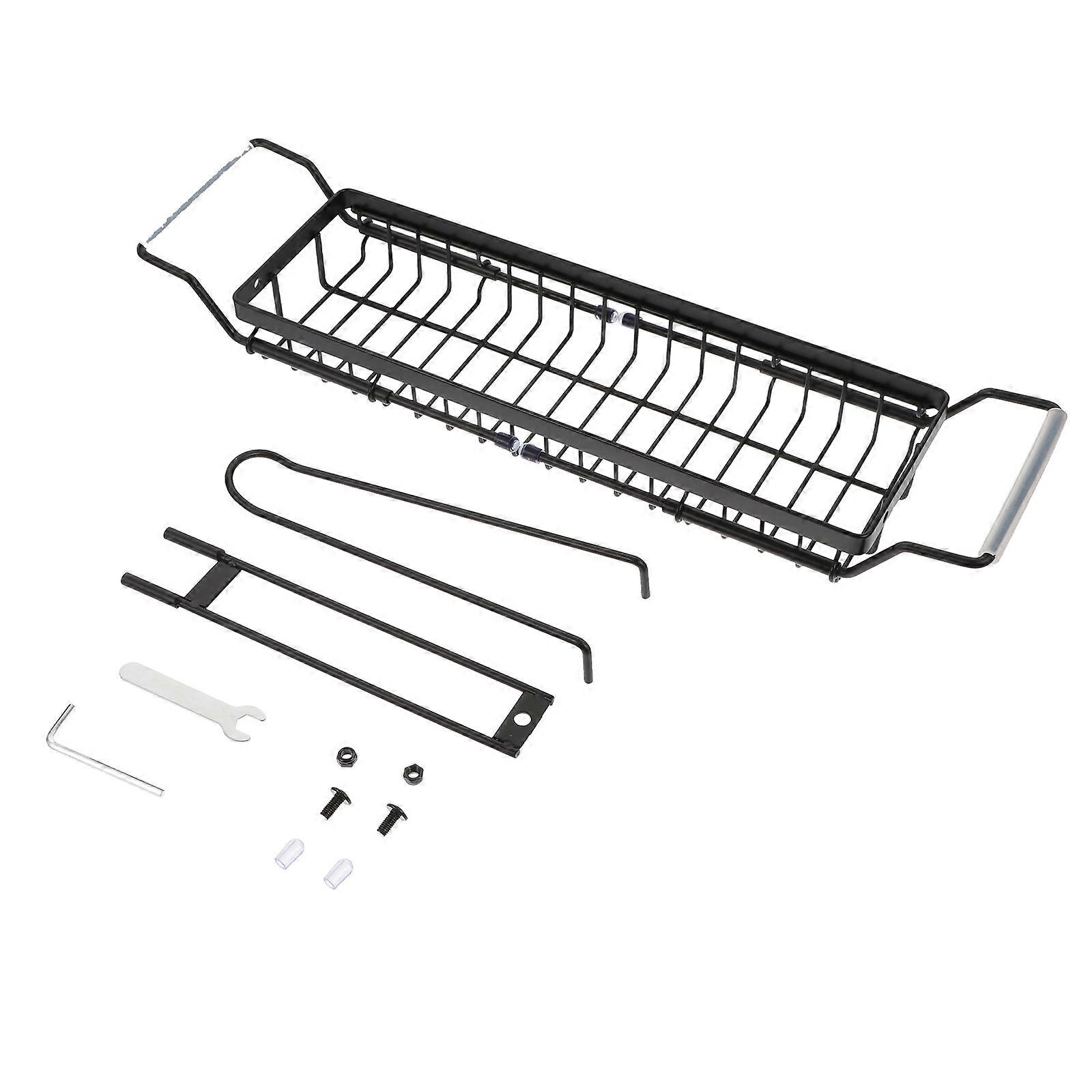 Kitchen Sink Shelf Telescopic Drain Storage Holder for Reliable Use 1Pcs