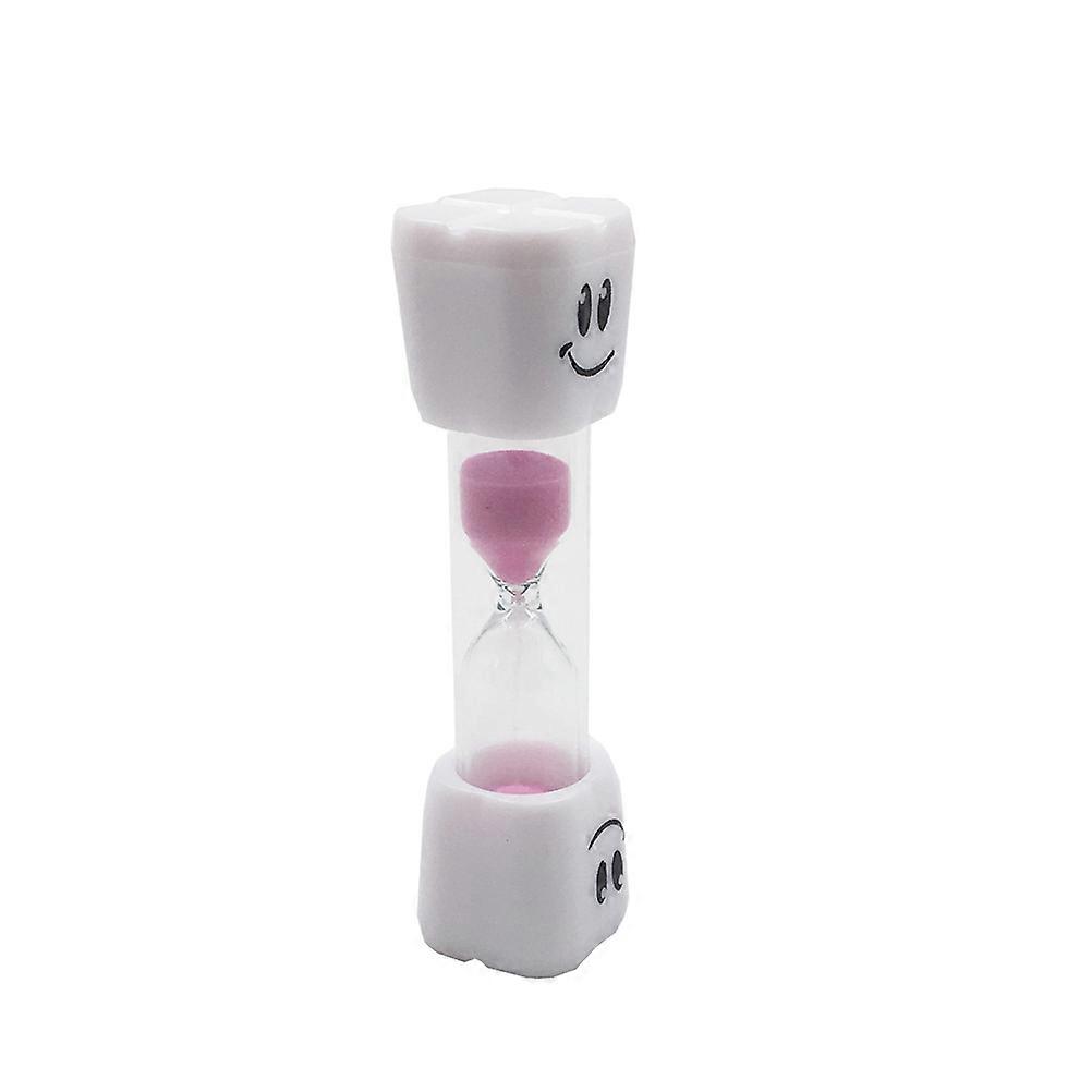 Kids Toothbrush Timer Sand Timer for Brushing 3 Minutes Pink