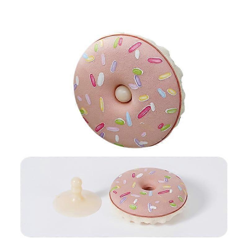 Kitchen Sponge Set with Suction Cup Hook Morandi Color Reusable Easy Clean SpaceSaving Design