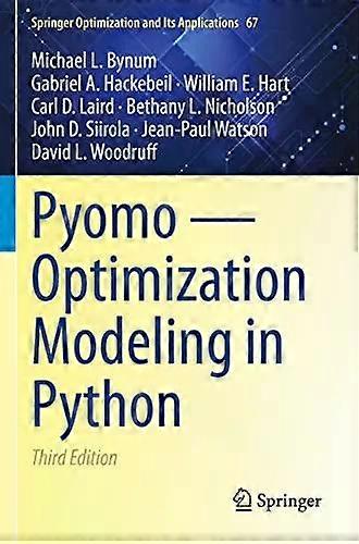 Pyomo - Optimization Modeling In Python - Michael L. Bynum - Paperback - English Book - Operational research