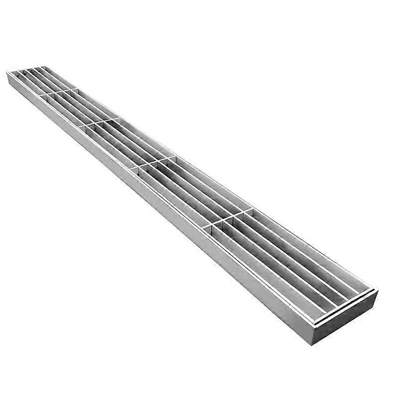 100cm 304 Stainless Steel Linear Shower Drain Rectangular Floor Grate for Efficient Water Flow