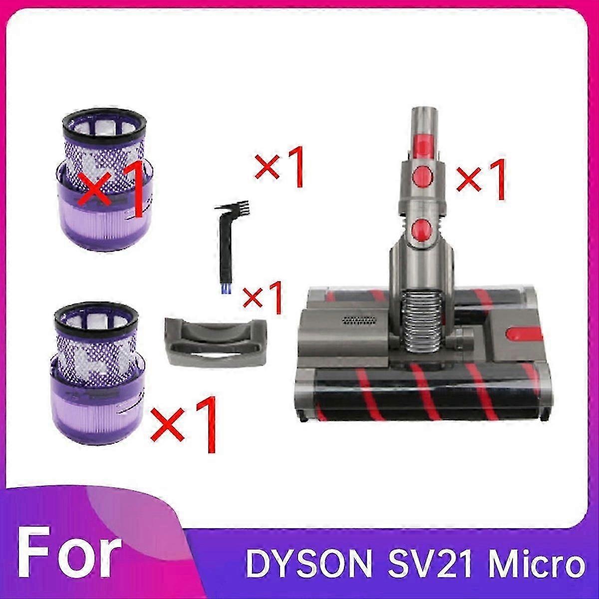 For SV21 Micro Robot Vacuum Replacement Soft Roller Cleaner Head Enhanced Cleaning Efficiency