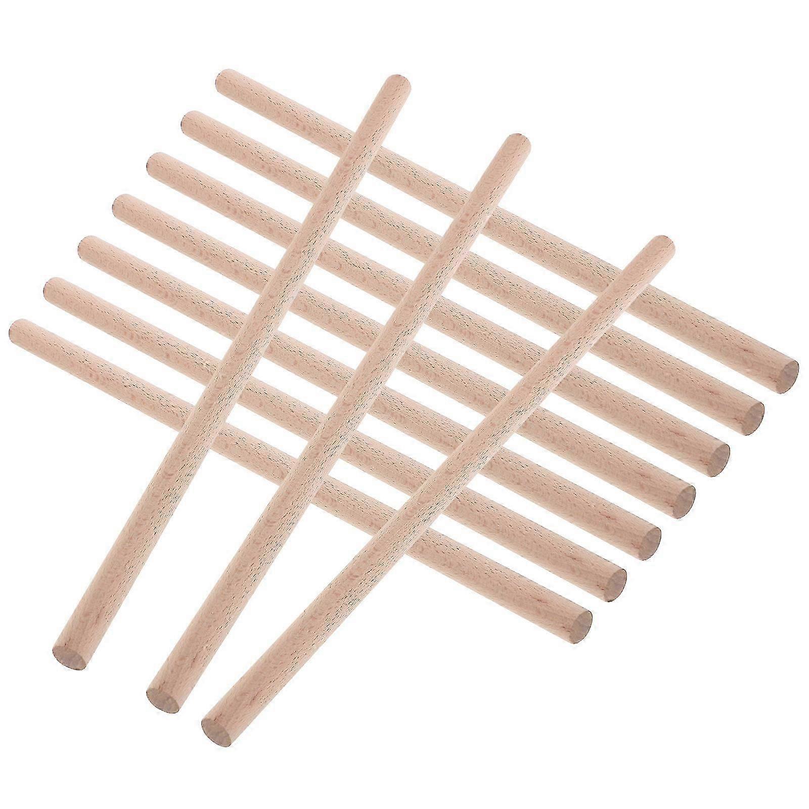 Rhythmusstäbe aus Holz, 10er-Set