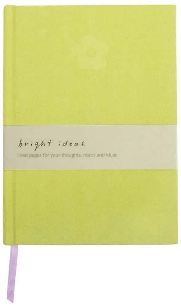 Caroline Gardner Flower A5 Hardback Notebook - Green