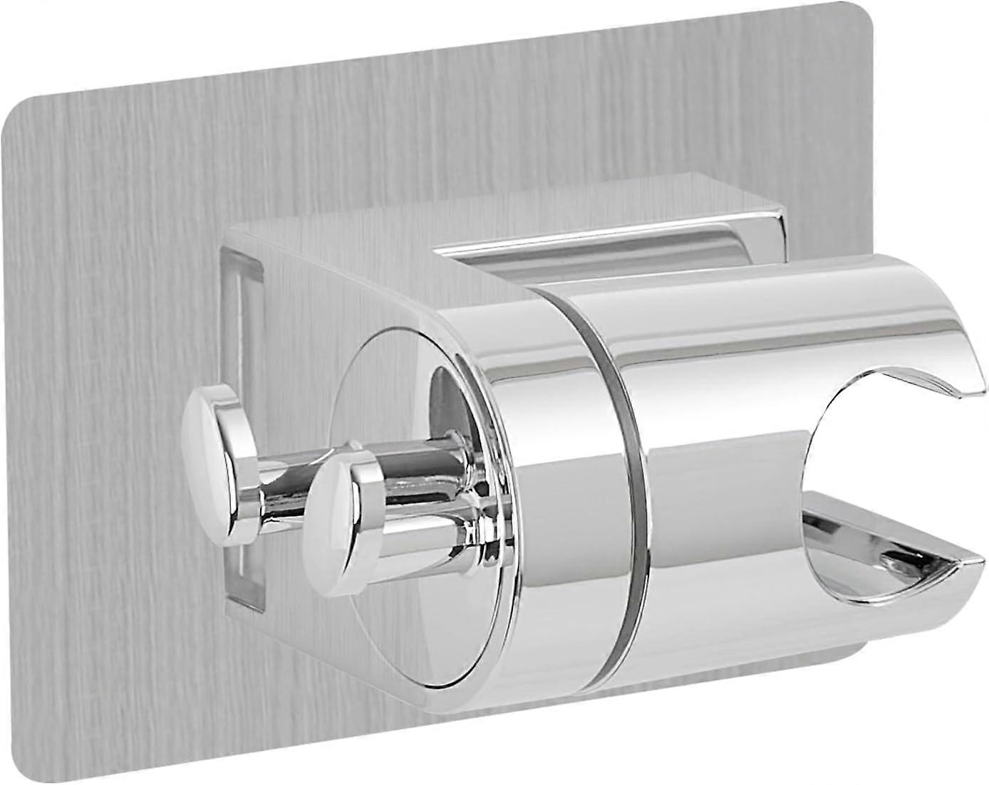 Silver Shower Holder, Shower Head Holders, Two Slots for