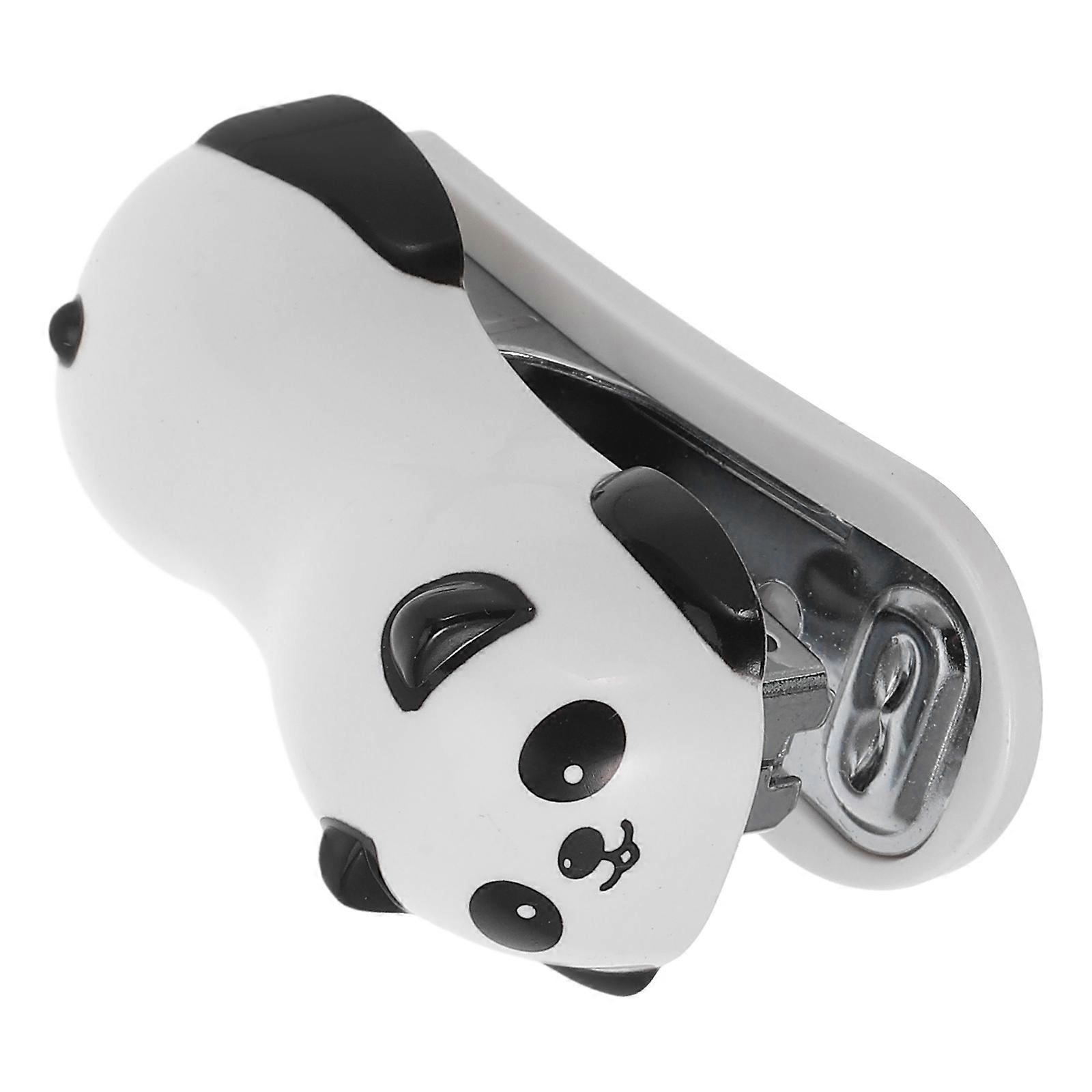 Panda Mini Desktop Stapler Hand Stapler Office Home Stapler