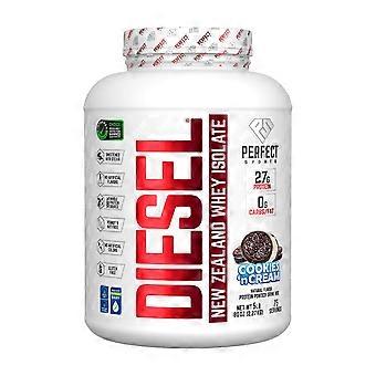PERFECT Sports, Diesel, Isolat de lactosérum de Nouvelle-Zélande, Cookies 'n Cream, 5 lbs (2,27 kg)