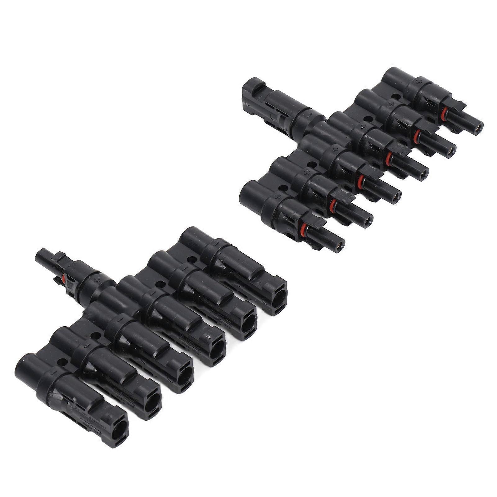 1 Pair Solar Branch Connector Panel Parallel Connection Cable Splitter Coupler DIY Mount Tool T7