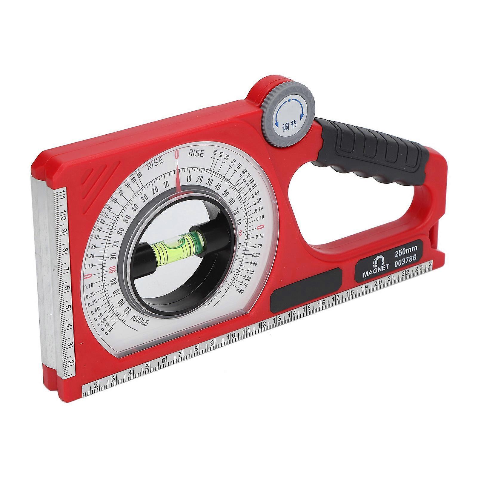 Inclinometer Angle Finder Meter Gauge Magnetic Protractor ABS with Bubble Level Tool