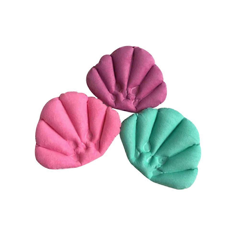 Bath Pillow Inflatable Neck Cushion for Spa Use 3Pcs Set