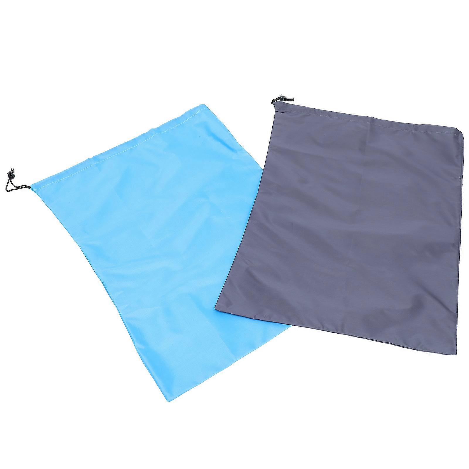 Home Laundry Bag Waterproof Polyester Drawstring Laundry Pouch 2Pcs