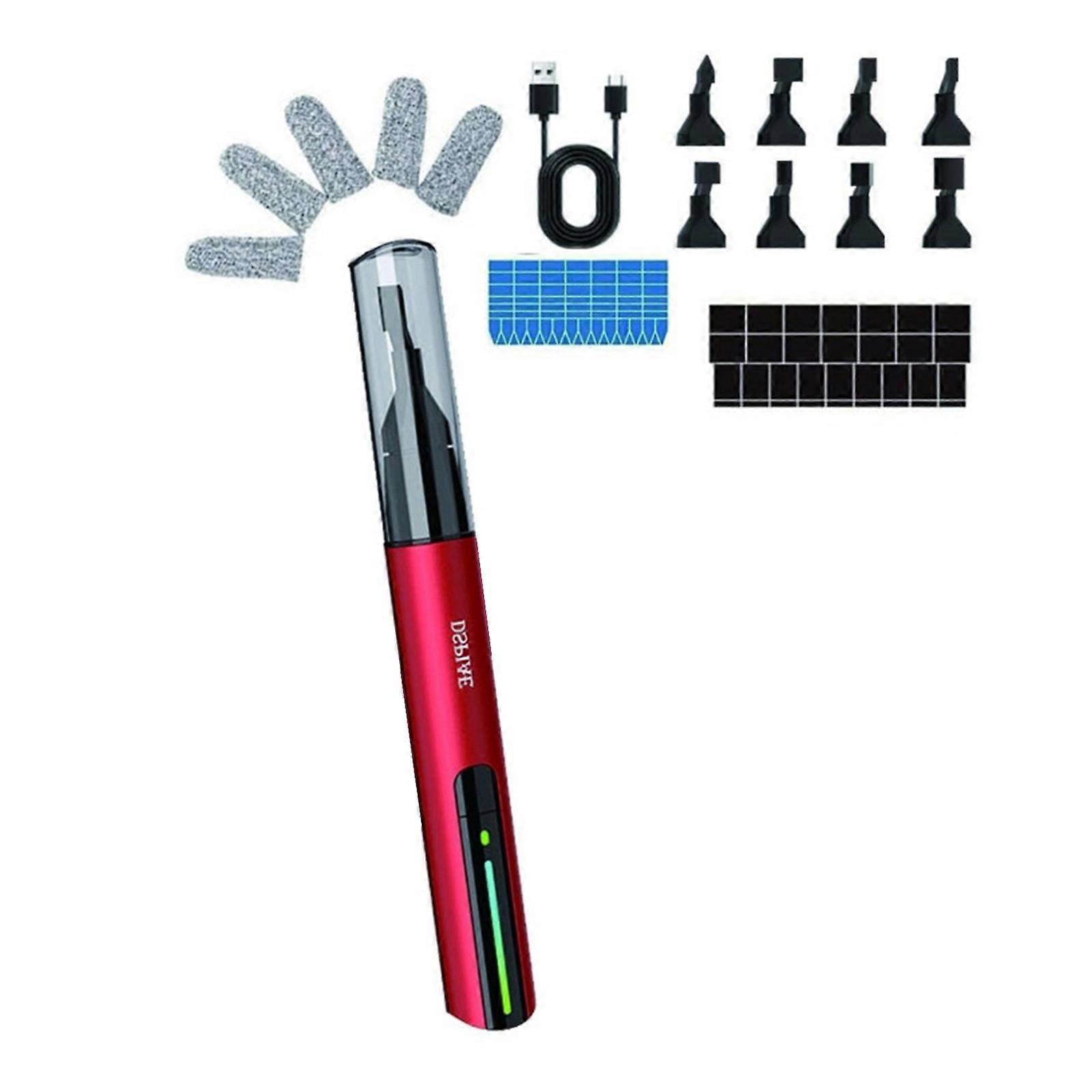 Compacted Multifunction ABS Handheld Grinder For Scale Model Detailing Tasks Craft Work With Interchangeable Accessories Multicolor