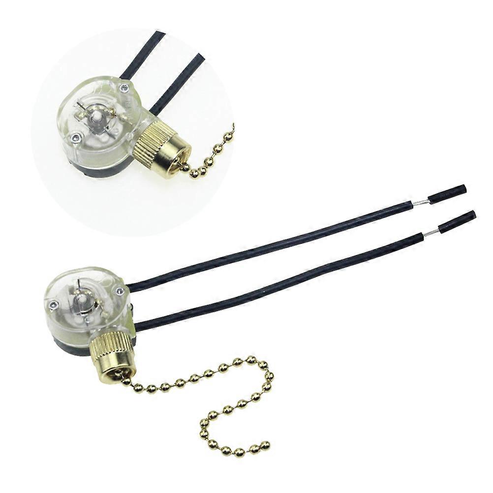Fan Zipper Translucent Pull-chain Two Stop Cable On-off Creative Two Lines