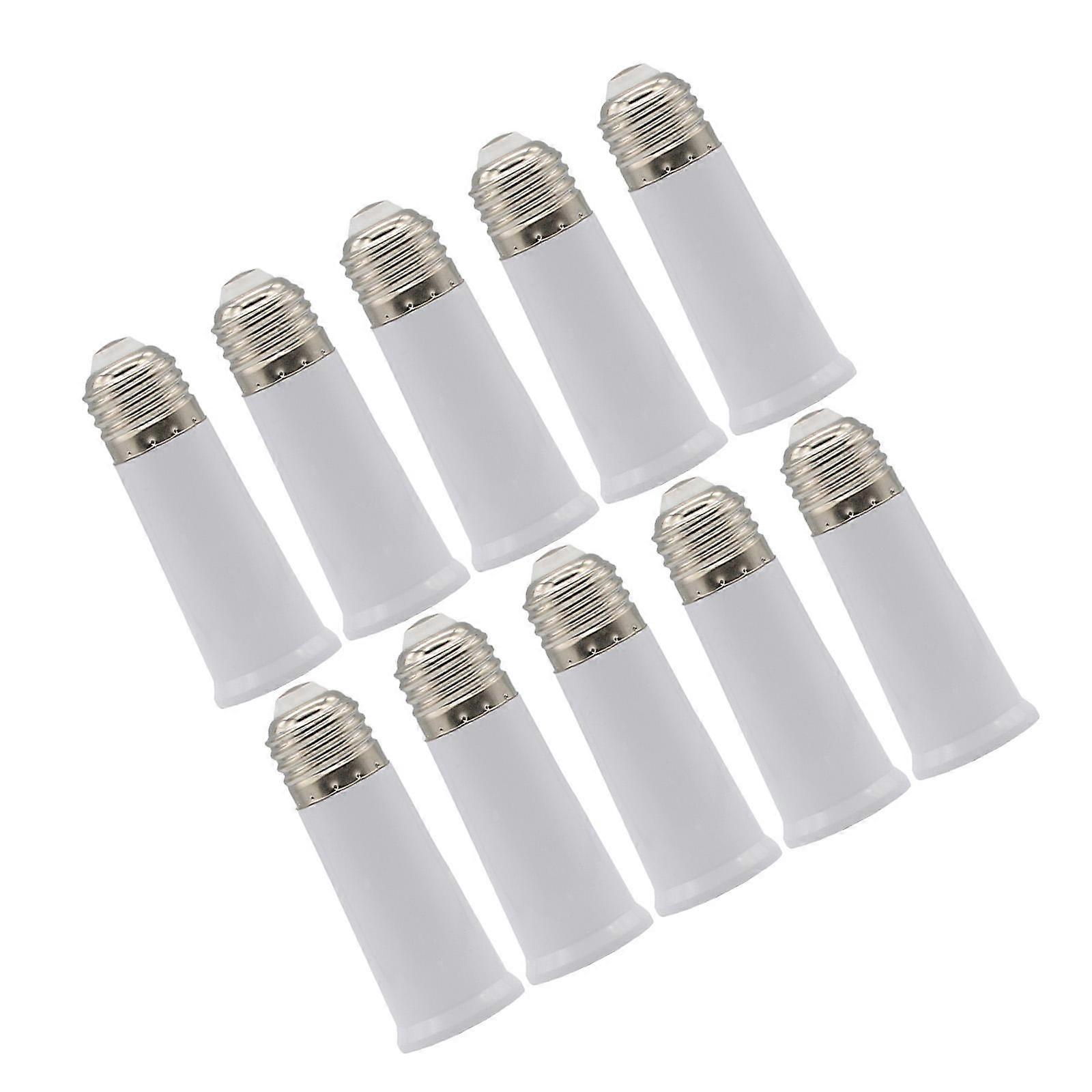 10pcs Bulb Socket Extender E27 Socket 95mm Recessed Light Converter Base