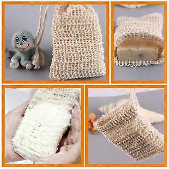 5 Pcs Soap Skin Treatment Cotton Bags Body Wash Cloths Weave Bath Cloth Body