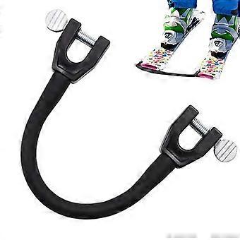 Durable Ski Tip Connector Winter Skiing Basic Turning Training Aid Snowboard Easy Wedge Control Trainer Clips For Kids Beginners