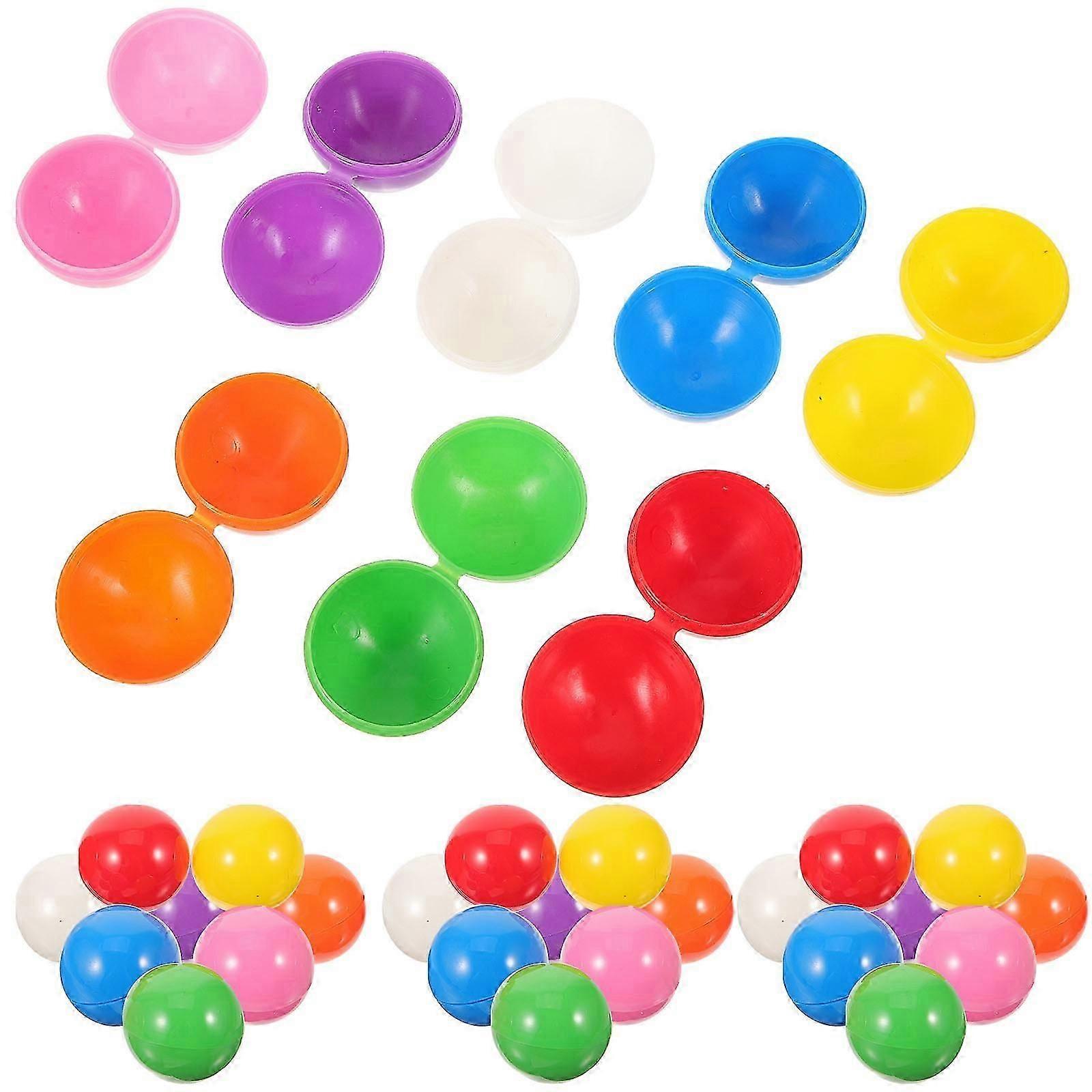Colored Balls Plastic for Game Raffle Drawing Activity 40Pcs Set