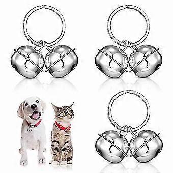 3pieces Copper Made Pet Bells compatible with Cat And Dog Collars Clear Ringing Long Service Life
