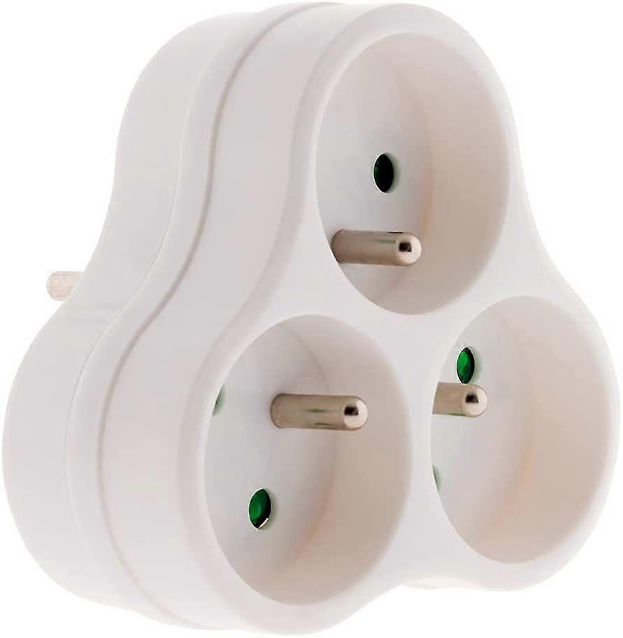 Multi-socket type triplite 3x 16A 2P+T -White