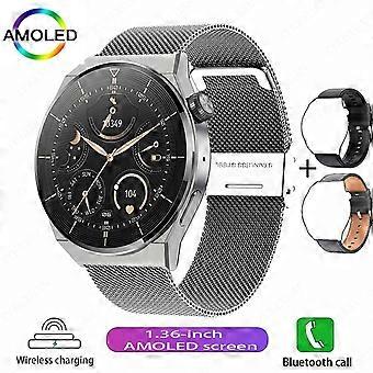 Pour Huawei NFC Smart Watch Adult GT3 Pro 390 * 390 HD Écran Fréquence cardiaque Bluetooth Appel IP68 Étanche SmartWatch Nouveau