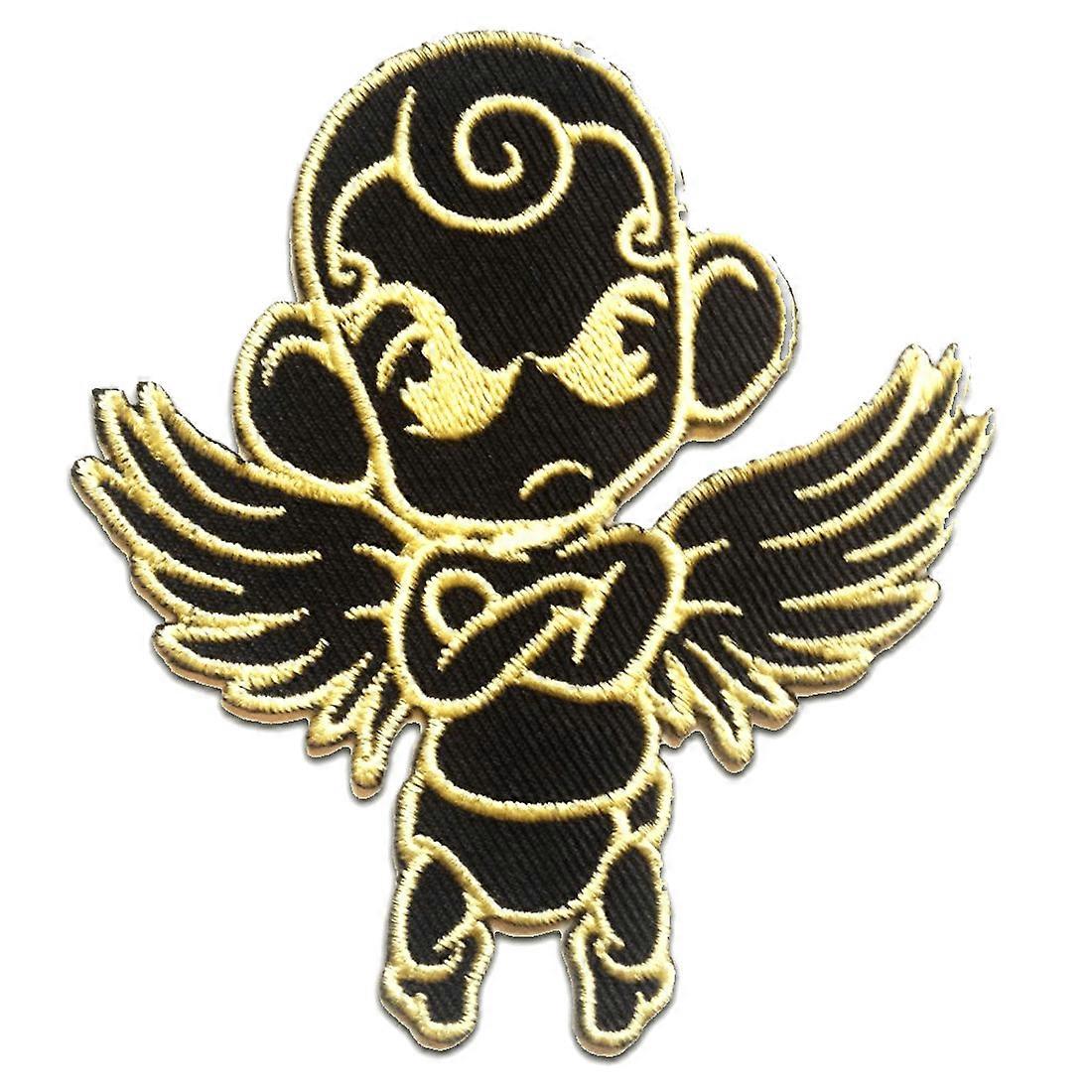 Patch - Angel - noir - 7,9 x 8,7 cm - Appliques Patchs