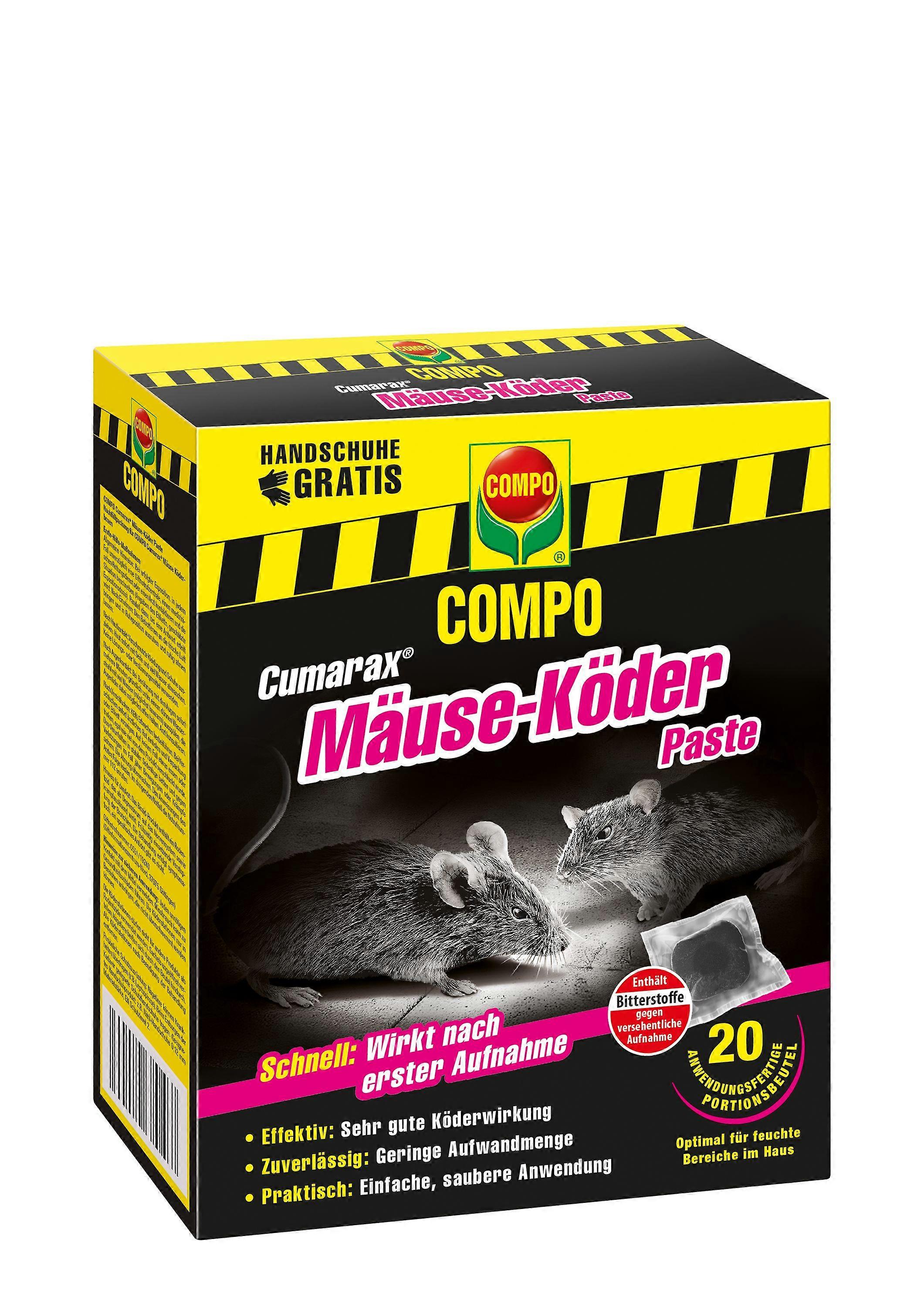 COMPO Cumarax® Mäuse-Köder Paste, 200 g
