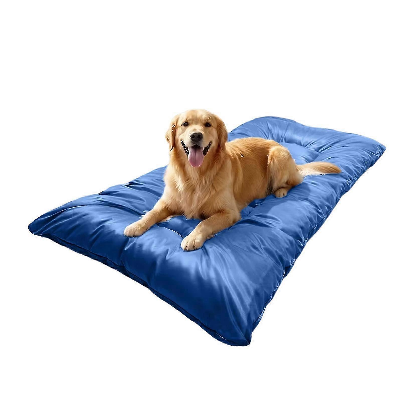 Large Summer Cooling Pad Dog Sofa Bed, Super Soft Thick Polyester Pet Pad