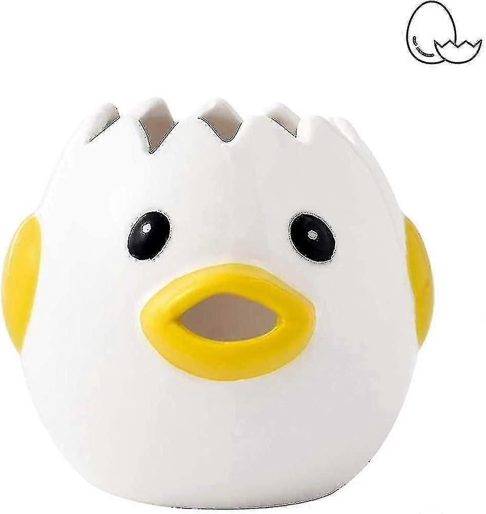 Egg Yolk Separator, Ceramic Egg Style, Cartoon Egg Separator, Yolk