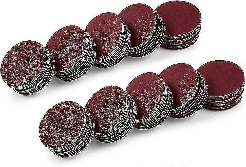Discos de Lixamento de Gancho e Laço 100Pcs Iave 1 Polegadas 180 Grão Lixa