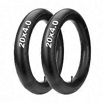 Butyl Rubber 20x4.0 Fat Tire Inner Tubes with Schrader Valve, 2 Pack for Ebike and Bicycle Accessories