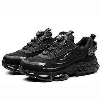Drehknopf Neue Sicherheitsschuhe Männer Anti-Smash Anti-Pannen Arbeitsschuhe Mode Männer Sportschuhe Sicherheit Schutzstiefel Männer