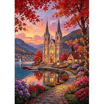 Autumn Cathedral Jigsaw Puzzle CYQL-156