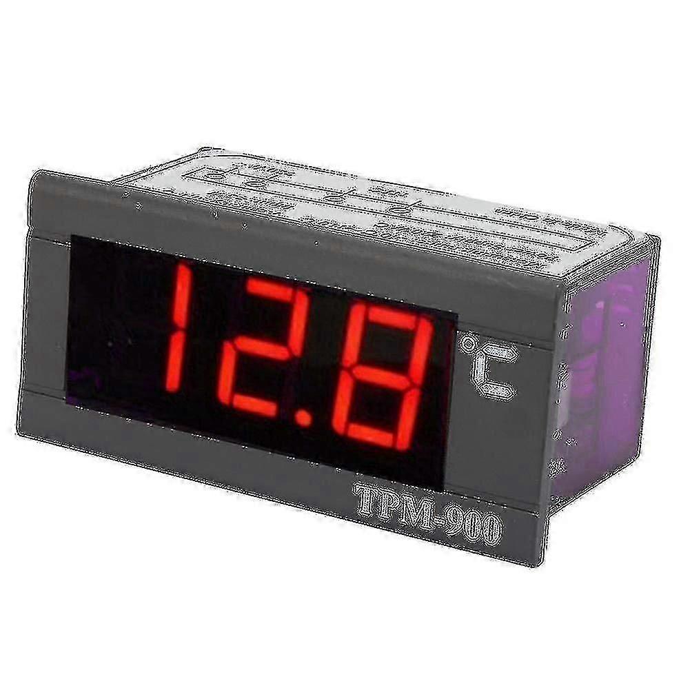 Digital Temperature Controller, Tpm-900 220v Led Panel Meter With Sensor Thermostat Controller Jiuji