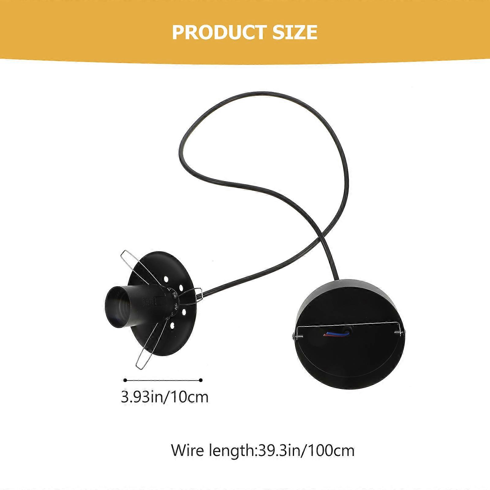 Light Holder for Ceiling Lamp E27 Socket with Decorative Design