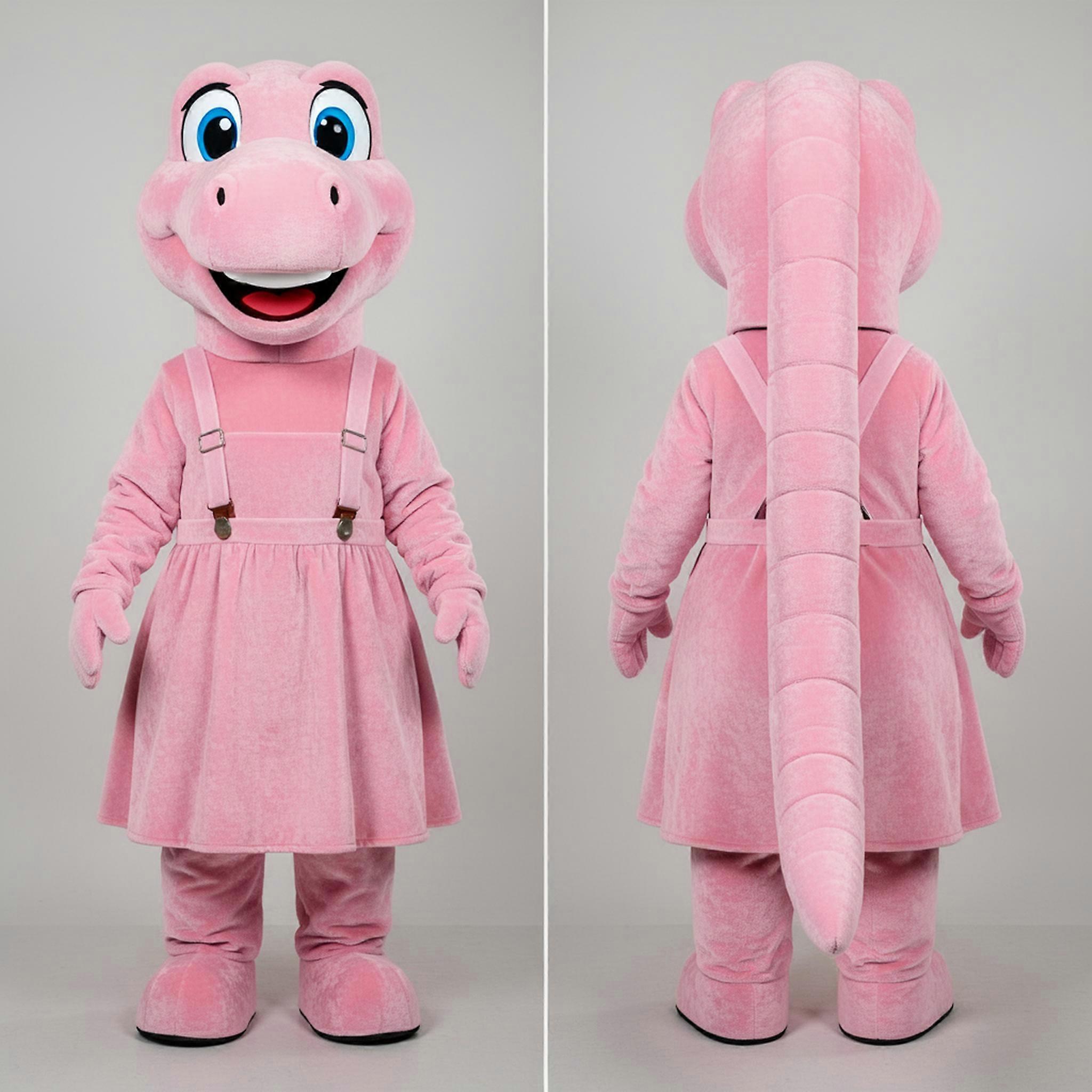 MASTICOT Blush Pink Playful Diplodocus Mascot