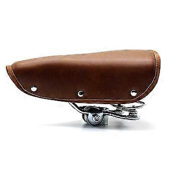 Retro Vintage Cykel Sadel Nitad Cykelsadel Klassisk cykel med fjäder Durable Cover Bike Acc