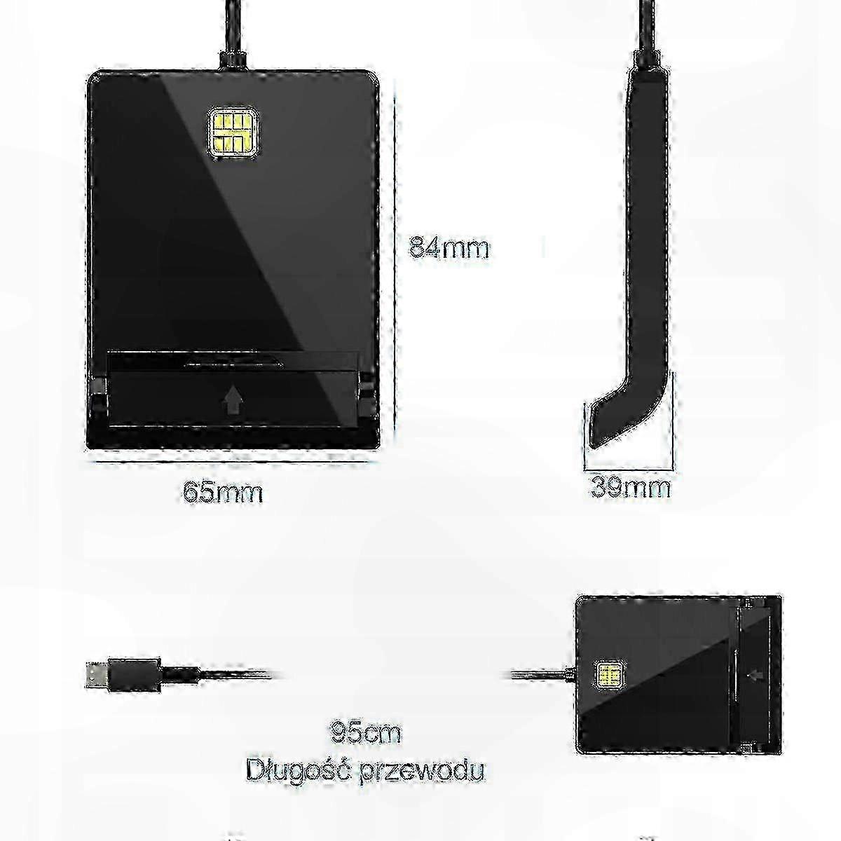 USB Programmable Driver Card Reader, Programs Tachograph Driver Cards with Fast Data Transfer, dzjm2