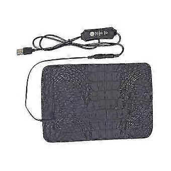 Pet Verwarming Mat Pad Tapijt Elektrische Verwarmde Usb Voeding Verstelbare Temp-black-l