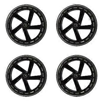 4X Scooterwiel 200 mm met ABEC 7 lagers, wieldikte 30 mm. Vervangend wiel voor step.