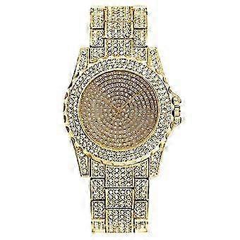 Dameklokker Kvartsklokker og armbåndsur med fulle diamanter og innlagte diamanter Kvartsklokker