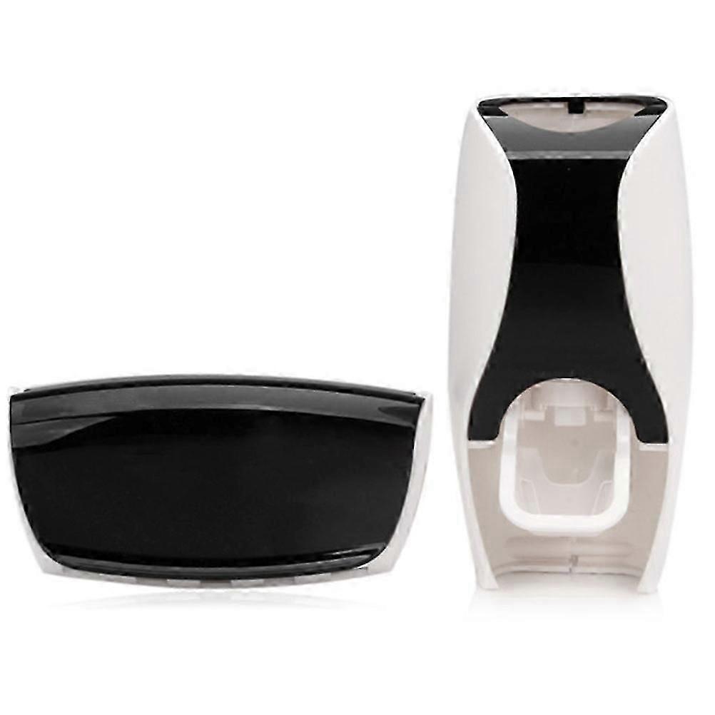 Toothpaste Squeezer with Brush Holder Automatic Toothpaste Dispenser