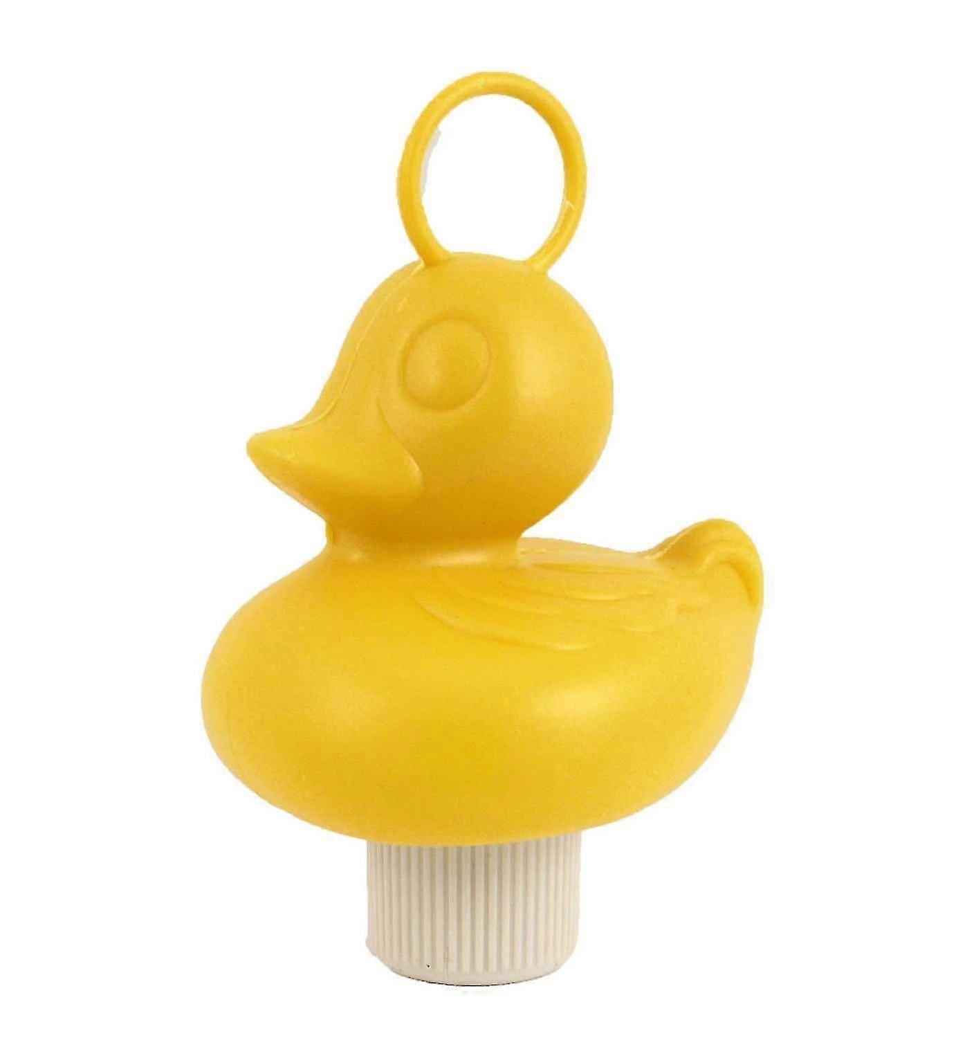 20 Pack 7cm Weighted Plastic Ducks with Hooks, Yellow