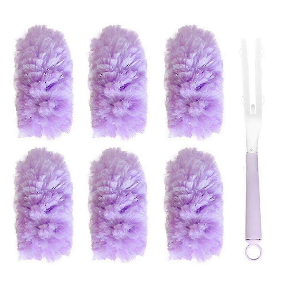 White Peach Scent Electrostatic Duster Electrostatic Adsorption Multi-Function Dust Duster Household