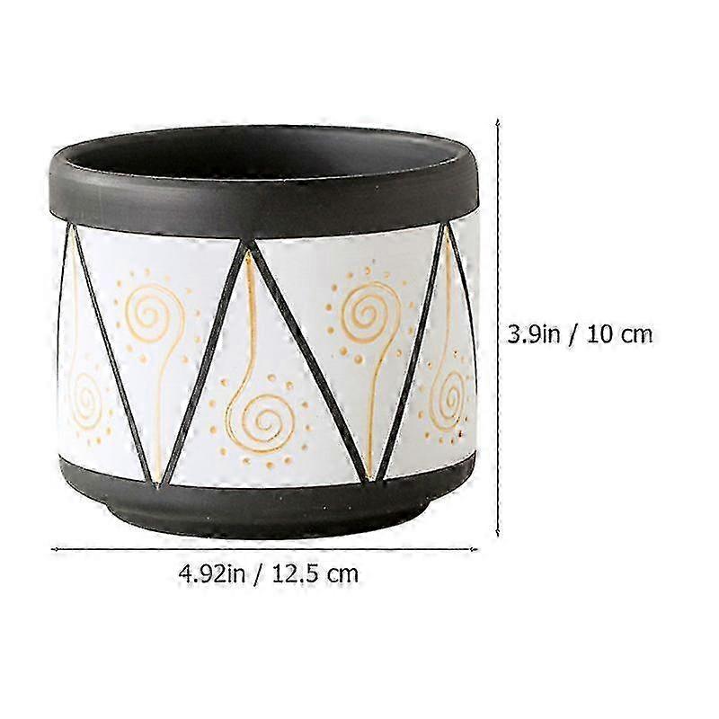 Drainage Ceramic Succulent Pot