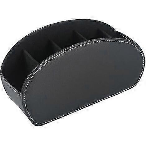 Soft-Lined PU Leather Remote Organizer