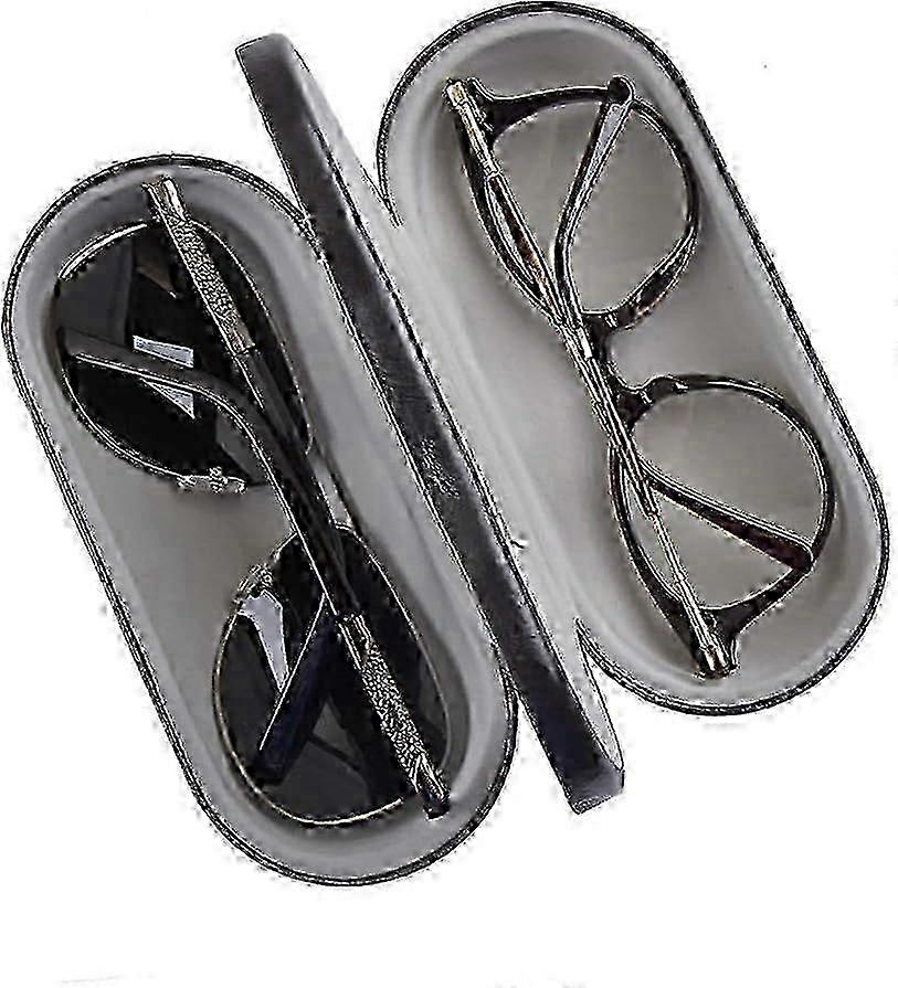Compact Dual Hard Glasses Case