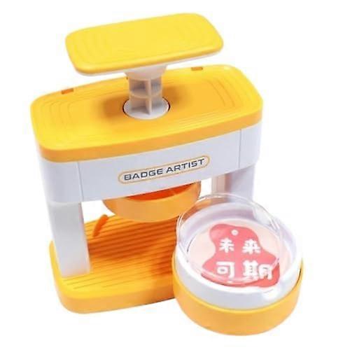 Badge Maker Machine Kit with OnePress Operation, Safe Design and MultiSize Compatibility