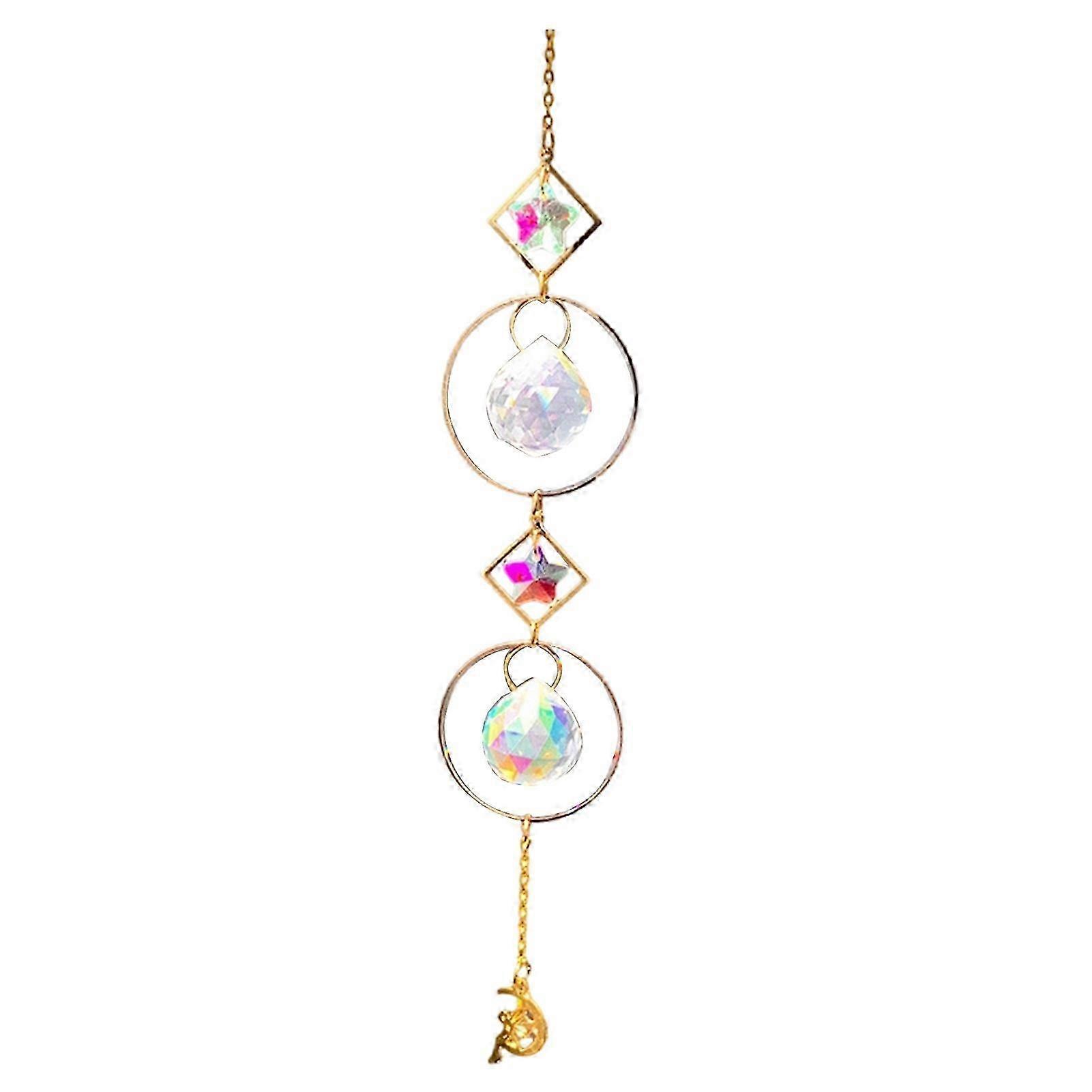 White Crystal Suncatcher 55cm