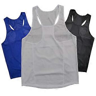 Running Vest Breathable Tank Top Runnning Speed Fitness Shirt Sleeveless Mens Clothing Athlete Track Field Singlet